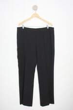calça de tecido cori feminina preta
