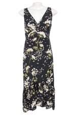 vestido Renner feminino preto floral