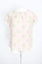 blusa a&e feminina estampada com pregas