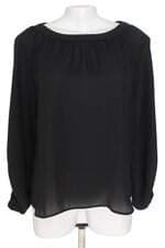 Blusa Amaro Preta com Transparência 