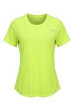 Camiseta esportiva Puma feminina amarela