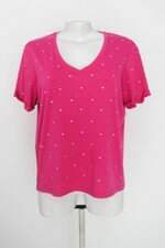 blusa renner feminina rosa com hotfix