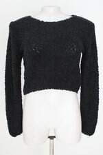 blusa senso de moda feminina preta