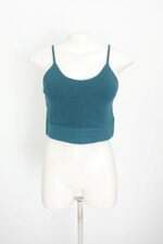 cropped de tricô cuplover feminino verde