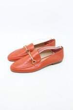 slipper arezzo feminino laranja com aplique
