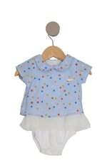 vestido kids  keko baby colorido com babado