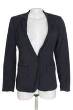 blazer Zara feminino azul escuro