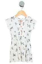 vestido Carter'S kids branco estampado