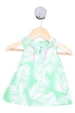 vestido Carter'S kids verde estampado