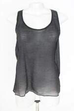 blusa leeloo feminina preta com transparência