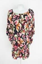 vestido batô batô feminino estampao com peplum