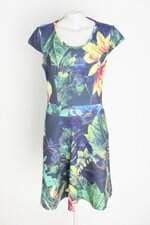 vestido lanca perfume feminino estampado