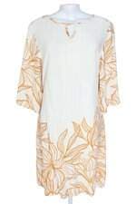 vestido Zinzane feminino bege etampado