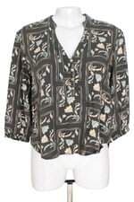 blusa Hering feminina verde floral