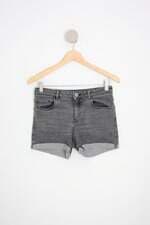 shorts jeans zara kids cinza