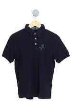 camisa polo Decathlon kids azul