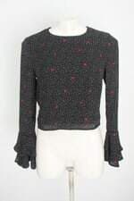 blusa manga longa renner feminina estampada com forro