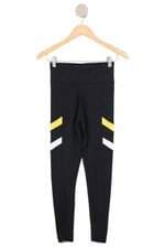 calça legging fora do eixo feminina preta com recortes