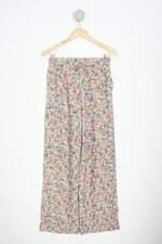 calça de tecido enfim feminina estampada