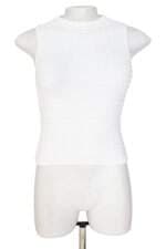 blusa de tricô feminina branca