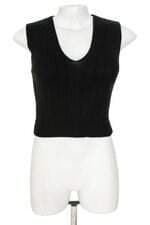 blusa de tricô feminina preta