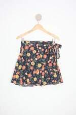 saia la vie feminina estampada com forro