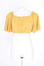 blusa feminina amarela
