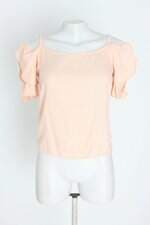 blusa authoria feminina rosa com recortes