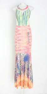 vestido joelik feminino estampado com renda