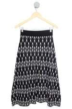 saia Amaro feminina estampada com cós com elástico