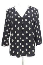 blusa Riachuelo feminina estampada com pregas