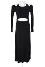 vestido Farm feminino preto com recortes