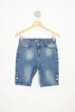bermuda jeans Kysh Jeans feminina azul