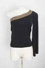 blusa mcbettah feminina preta com recortes