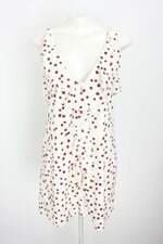 vestido Rosa Chá feminino estampado com forro e jabô