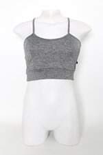 top esportivo divino corpo feminino cinza