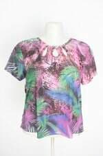 blusa marguerite feminina estampada 