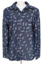 camisa actual feminina floral