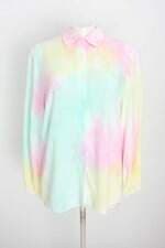 camisa clock house feminina estampada com barra mullet