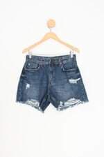 shorts jeans marfinno feminino azul