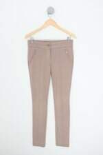 calça de tecido luigi bertolli feminina bege