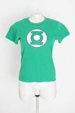 camiseta baby look feminina verde com silk
