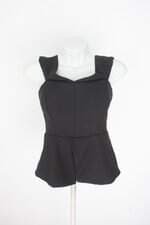 blusa charry feminina preta com bojo