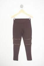 calça de tecido feminina marrom