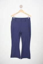 calça de tecido danque feminina azul