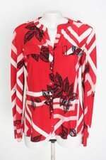 camisa renner feminina estampada com barra mullet