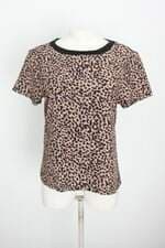 blusa C&A feminina estampada com recortes