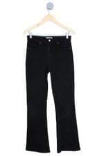 calça de sarja Zara feminina preta
