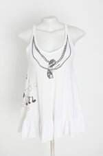 blusa dzarm feminina estampada com silk