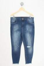 calça jeans patricia foster feminina azul